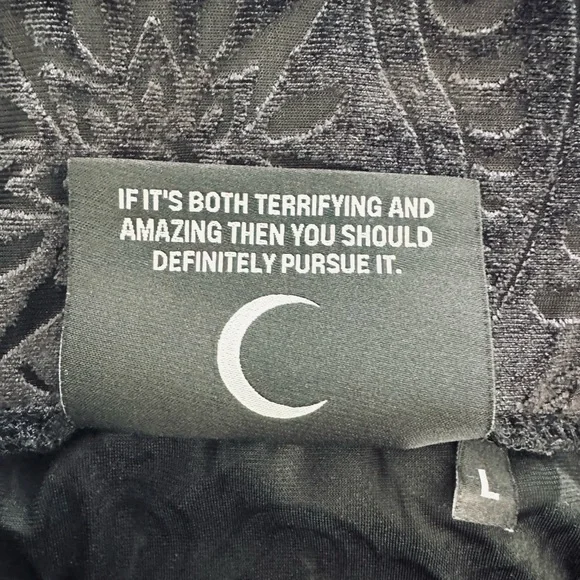 Killstar Genesis Lace Up Black Velvet Burnout Gothic Maxi Skirt - Picture 9 of 13